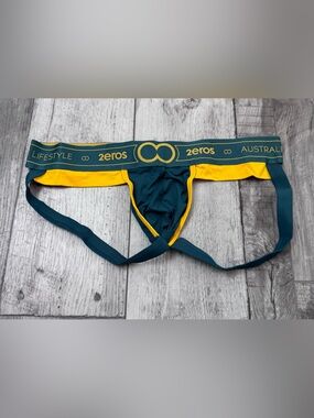 2EROS Kratos Jockstrap Golden Forest Green XL